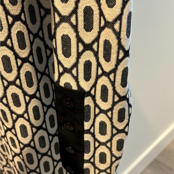 Chaize black and white print dress - Picture 6 of 10